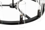 KARE lampa wisząca CANDEL CROWN czarna - szklane klosze - obrazek 3