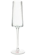 KARE kieliszek do szampana RIFFLE 215 ml transparentny