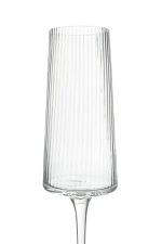 KARE kieliszek do szampana RIFFLE 215 ml transparentny - obrazek 2