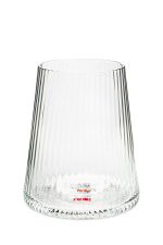 KARE komplet 4 szklanek RIFFLE 440ml      transparentny - obrazek 2