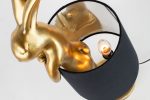 KARE lampa stołowa RABBIT 68 cm  złota / czarna - obrazek 4