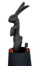KARE lampa stołowa RABBIT 68 cm czarna - obrazek 4