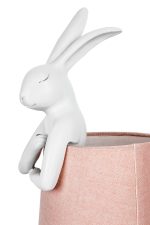 KARE lampa stołowa RABBIT 50 cm  biała / różowa - obrazek 5