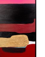 KARE obraz ABSTRACT SHAPES PINK  73x143 cm - obrazek 3