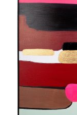 KARE obraz ABSTRACT SHAPES PINK  73x143 cm - obrazek 4