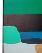 KARE obraz ABSTRACT SHAPES GREEN  73x143 cm - obrazek 3