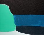 KARE obraz ABSTRACT SHAPES GREEN  73x143 cm - obrazek 4