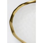 KARE komplet 4 talerzy głębokich BELL 20  cm biało-złoty - obrazek 4