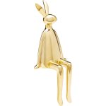 KARE dekoracja SITTING RABBIT 35 cm       złota - obrazek 2
