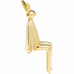 KARE dekoracja SITTING RABBIT 35 cm       złota - obrazek 6