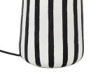 KARE lampa stołowa STRISCE 44 cm          biało-czarna - obrazek 3