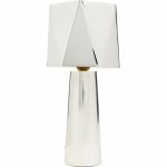 KARE lampa stołowa MARTHA 38 srebrna