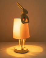 KARE lampa stołowa RABBIT PEACH 50 cm - obrazek 5