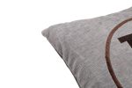 Poduszka dekoracyjna SHP PARIS HOME       szara - obrazek 3