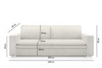Sofa SENSE z funkcją spania - II grupa tkanin - obrazek 2