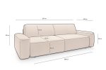 Sofa MIA z funkcją spania - II grupa tkanin - obrazek 3