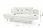 Sofa DORIAN z funkcją spania - I grupa tkanin - obrazek 2