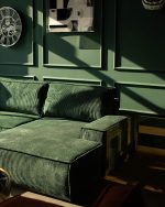 Narożnik PILLOW M prawy z funkcją spania  zielony - obrazek 4