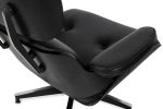 Fotel LOUNGE HM czarny / czarny jesion - obrazek 7