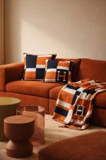 Koc SHP PARIS HOME granatowy /            pomarańczowy - obrazek 4