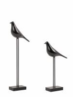 Zestaw 2 dekoracji SHP BIRDY czarna