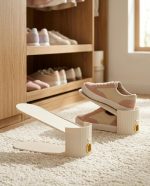 Zestaw 3 wkładek do szafy na buty SHP     EASY beżowy - obrazek 7
