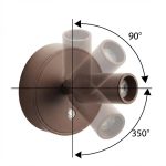 Lampa ścienna SHP PICKET brązowa - obrazek 5