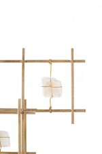 KARE lampa wisząca STONE MOBILE złota 100 x 61 cm - obrazek 4