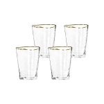 KARE komplet 4 szklanek HOMMAGE 300 ml