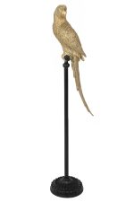 KARE dekoracja stojąca PARROT 116 cm złota - obrazek 2