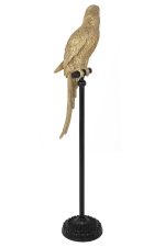 KARE dekoracja stojąca PARROT 116 cm złota - obrazek 3