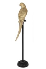 KARE dekoracja stojąca PARROT 116 cm złota - obrazek 4