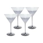 KARE komplet 4 kieliszków do martini      NIGHT SKY 300 ml