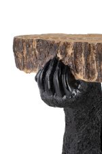 KARE stolik BEAR 53x33 cm drewniany / czarny - obrazek 7