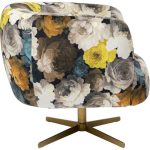 KARE fotel obrotowy PEONY FLOWER - obrazek 2