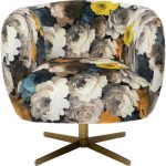 KARE fotel obrotowy PEONY FLOWER - obrazek 3