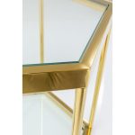 KARE stolik kawowy COMB GOLD 45 złoty - obrazek 3