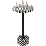 KARE stolik DOMERO CHESS 25 biało-czarny - obrazek 5