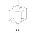 MOOSEE lampa wisząca FLUSSO 4 czarna