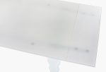 Stół szklany VENDOME OPTI WHITE 200-300   biały / rozkładany - obrazek 3