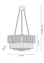 MOOSEE lampa wisząca IMPERIAL SILVER 80 - obrazek 7