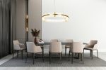MOOSEE lampa wisząca SATURNUS 70 złota - LED, kryształ, stal szczotkowana - obrazek 7