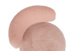 Fotel LOW TEDDY PINK różowy - stal - obrazek 6