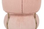 Fotel LOW TEDDY PINK różowy - stal - obrazek 9