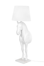MOOSEE lampa podłogowa KOŃ HORSE STAND    S biała - włókno szklane - obrazek 2