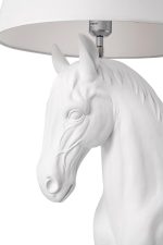 MOOSEE lampa podłogowa KOŃ HORSE STAND    S biała - włókno szklane - obrazek 9