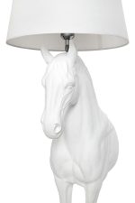 MOOSEE lampa podłogowa KOŃ HORSE STAND    S biała - włókno szklane - obrazek 10