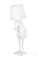 MOOSEE lampa podłogowa KOŃ HORSE STAND    S biała - włókno szklane - obrazek 3