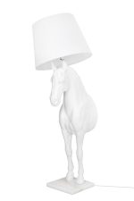 MOOSEE lampa podłogowa KOŃ HORSE STAND    S biała - włókno szklane - obrazek 4