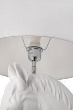 MOOSEE lampa podłogowa KOŃ HORSE STAND    S biała - włókno szklane - obrazek 7